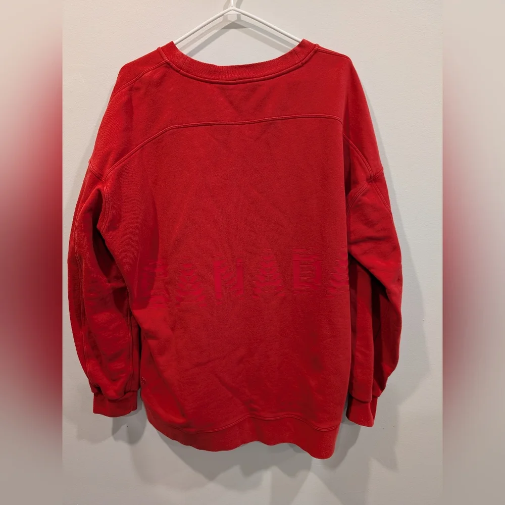 Lululemon Red Upcycled Crewneck Sweatshirt – One of a Kind - Picture 6 of 8